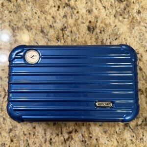 RIMOWA mini blue travel case